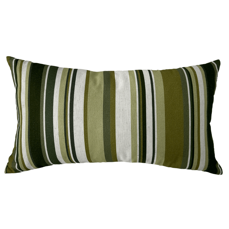 Almofada Linho Acqua Listras Verde 30X56cm - Decortextil Almofada Linho Acqua Listras Verde 30X56cm - Decortextil